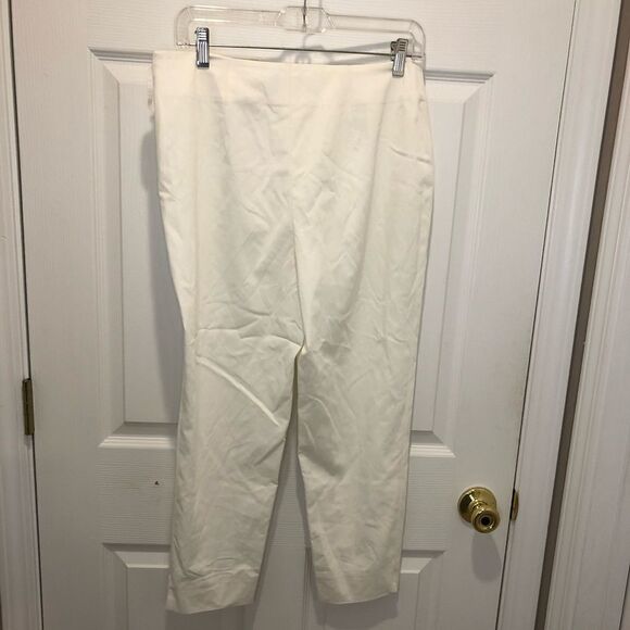 Valerie Stevens stretch off white pants slacks, size 4 - Picture 6 of 7
